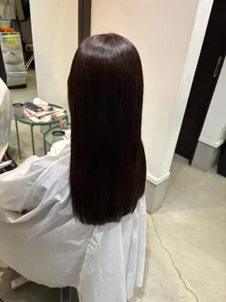 ロング 折本 沙織のヘアスタイル