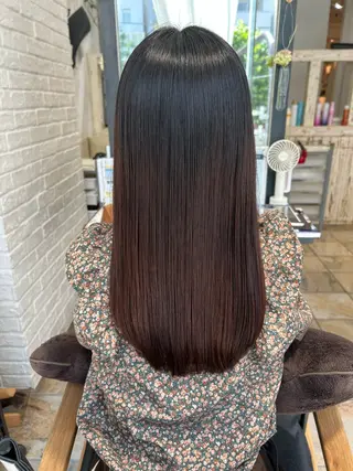 ロング パーマ 新宿/髪質改善/ 艶カラー/koikiのヘアスタイル