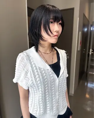 ミディアム ウルフカット🪽 レイヤー/髪質改善のヘアスタイル