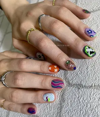 ネイル わたなべ ちかのネイルデザイン