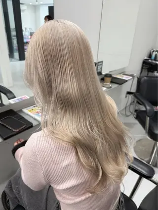 ロング カラー カラーモデル募集中 /新潟万代/かこ🩵のヘアスタイル