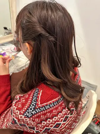 ミディアム SHRIMP桐山 千苗のヘアスタイル