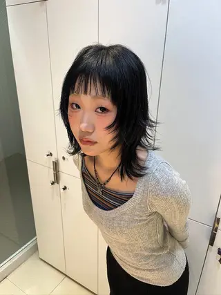 ミディアム カラー 🎀透明感 カラー🎀ミズキのヘアスタイル