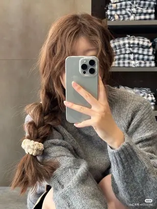 カラー 透明感うる艶カラー 🤍MANAMIのヘアスタイル