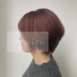 ショート カラー 落合　眺 (オチアイ　ノゾミ)のヘアスタイル