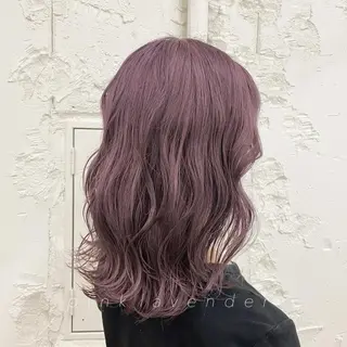 ミディアム カラー ハイトーン🦢 Natsumiのヘアスタイル