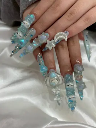 ロング Ashliy大宮♡ アシュリーのネイルデザイン