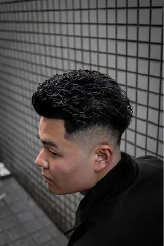 ショート カラー パーマ メンズ 💈men's💈 satoru中目黒のヘアスタイル