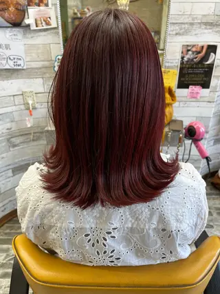 ミディアム カラー 大坪 拓斗のヘアスタイル