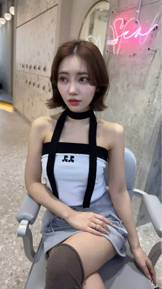 ショート 新宿/韓国ヘア kurea🎀のヘアスタイル