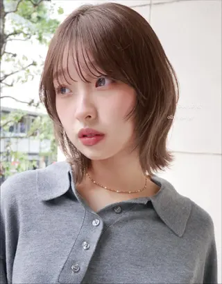 ショート ばんちなつ / ボブ/透明感カラーのヘアスタイル