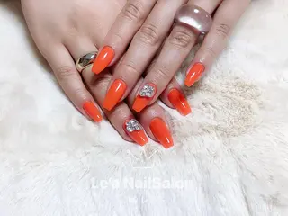ショート カラー ネイル Le’a NailSalonのネイルデザイン