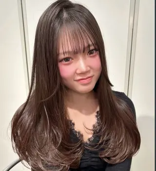 ロング 大人色気レイヤー/ 大阪梅田/ユズ🎀のヘアスタイル