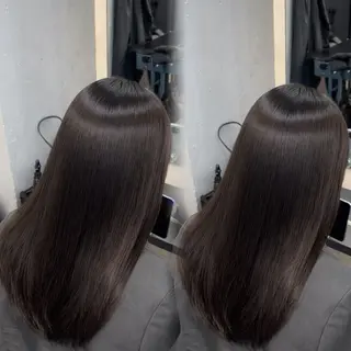 ロング カラー ヘアアレンジ 新宿 /髪質改善/ 縮毛矯正/ヒュウガのヘアスタイル