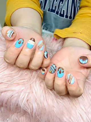 ネイル HandSnail 座間自宅ネイルサロンのネイルデザイン