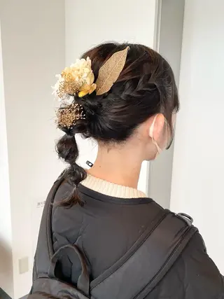 ヘアアレンジ kitin  吉祥寺 山岸花のヘアスタイル