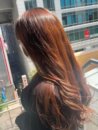 ロング 京谷 日向のヘアスタイル
