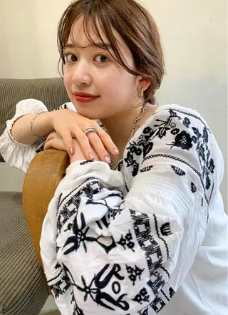 セミロング カラー joli 【立川】のヘアスタイル