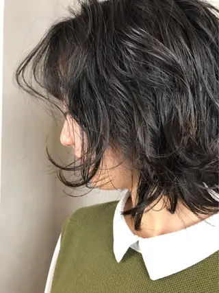 ミディアム BROCANTE立川 karasawa.nのヘアスタイル