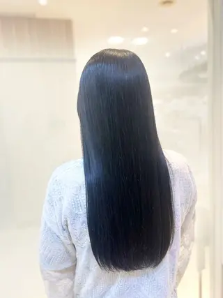 ロング パーマ 縮毛矯正/髪質改善/ 艶髪ササキナツミのヘアスタイル