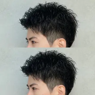 ショート メンズ メンズヘア特化 崎田 成人のヘアスタイル