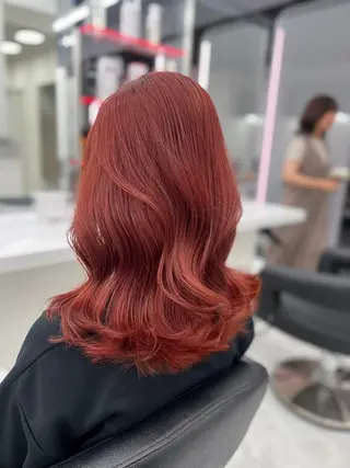 カラー 💖似合わせカラー レイヤー💖縮毛矯正のヘアスタイル