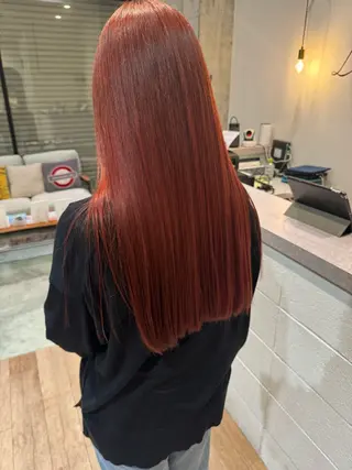 ロング カラー 相羽 美空のヘアスタイル