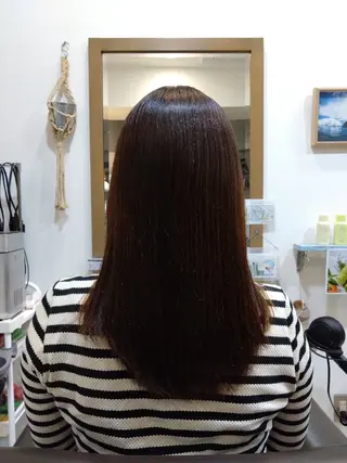 ロング 藤田音緒✨縮毛矯正/ 酸熱トリートメント✨のヘアスタイル
