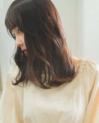 セミロング 【赤坂】髪質改善✨ 矢口嵩人のヘアスタイル