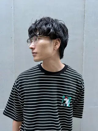 パーマ メンズ mens骨格矯正/ 理論パーマ/yuyaのヘアスタイル