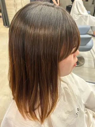 🌟デザインカラー 久保悠那のヘアスタイル
