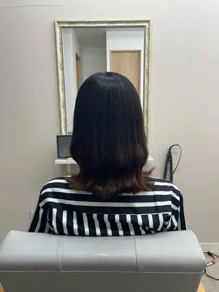 ミディアム luna ayane ／透明感カラーのヘアスタイル