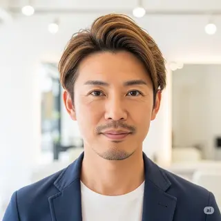 パーマ メンズ 本田 圭輔のヘアスタイル