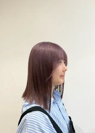 カラー パーマ×レイヤー| カラー カホ🪩🤍のヘアスタイル