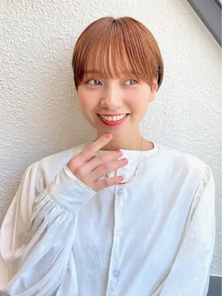 ショート カラー 🦋透明感カラー🦋 なつやのヘアスタイル
