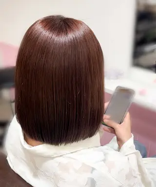 ミディアム カラー 艶髪ハイトーン/ ブロンド/Nagiのヘアスタイル