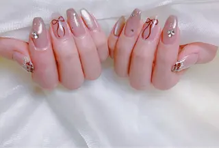 ネイル red veil ネイルのネイルデザイン