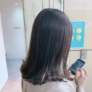 ミディアム カラー ヘアアレンジ 似合わせhair🔸 アサダ タカコ🔸のヘアスタイル