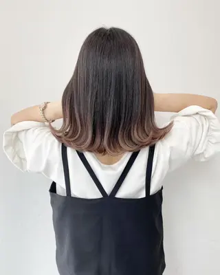 セミロング 【公式】amble luxe 中野のヘアスタイル