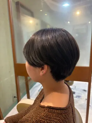 ショート どうめん ゆきのヘアスタイル