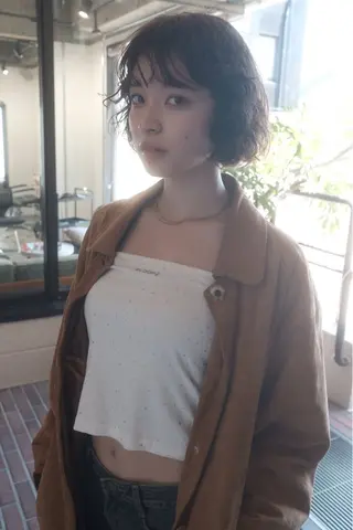 ミディアム kaito /都立大学herのヘアスタイル