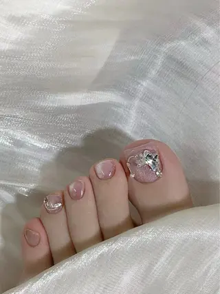 ショート めぐみのネイルサロン スタッフ練習のネイルデザイン