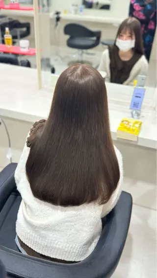 ロング カラー 🤍韓国大人っぽ ベージュMAI🤍のヘアスタイル
