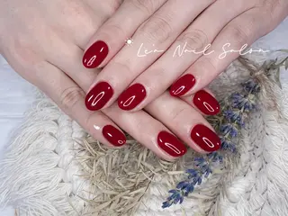ショート カラー ネイル Le’a NailSalonのネイルデザイン