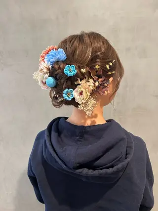 ロング ヘアアレンジ タナカ カナ🫧のヘアスタイル