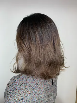 ミディアム カラー ハイライト✖️ 暗髪🤎Nahoのヘアスタイル