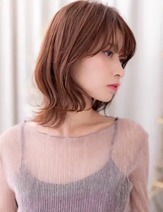 ミディアム COVER  HAIR bliss 大宮西口店所属・小川結菜 予約不可　掲載試験中のヘアスタイル