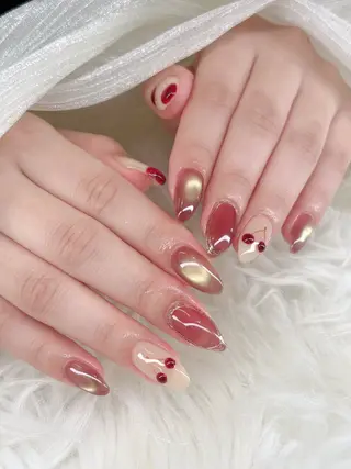 ネイル Agate miku🎀‧₊のネイルデザイン