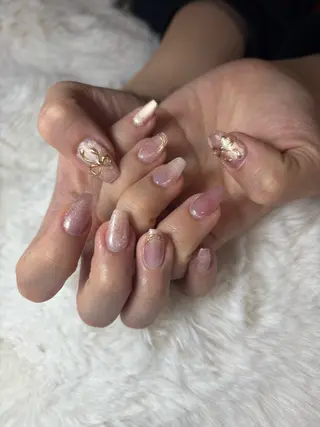 ネイル 三本 綾奈のネイルデザイン