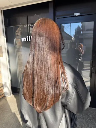 ロング カラー 透明感カラー/パーマ 🌀アオノのヘアスタイル